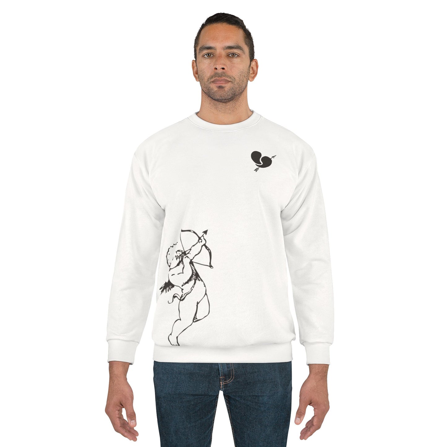 Cupid's Arrow White Sweater