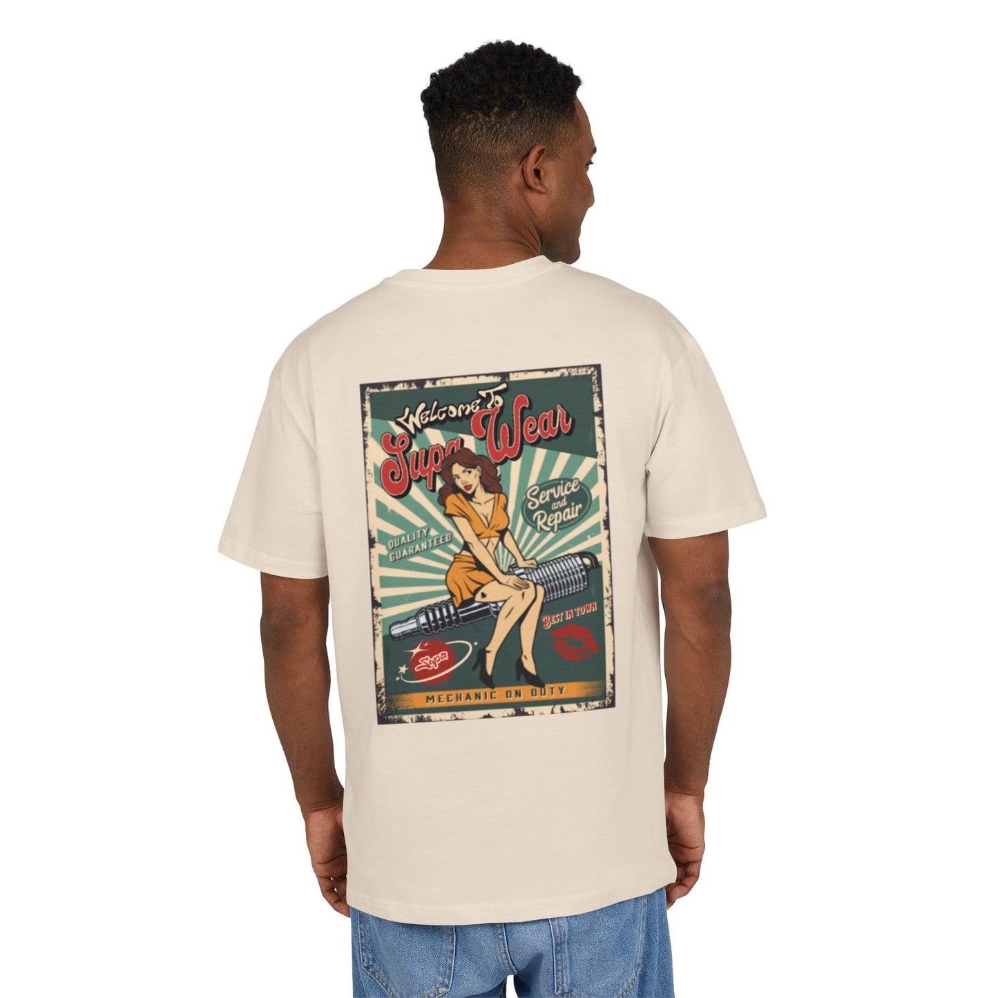 Supa Vintage Mechanic Oversize Tee